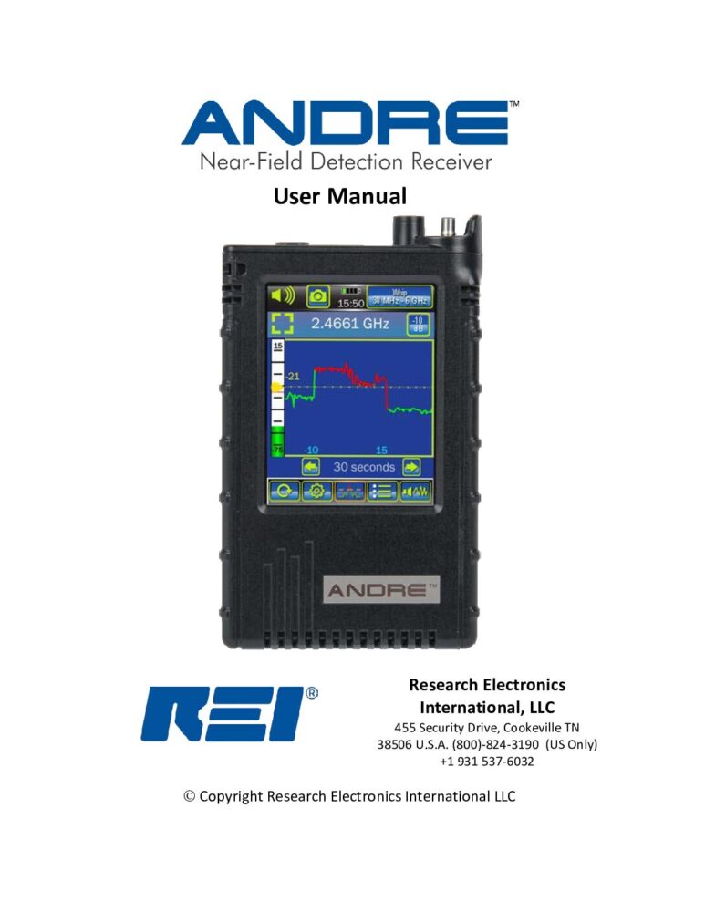 ANDRE User Manual Rev 2.5