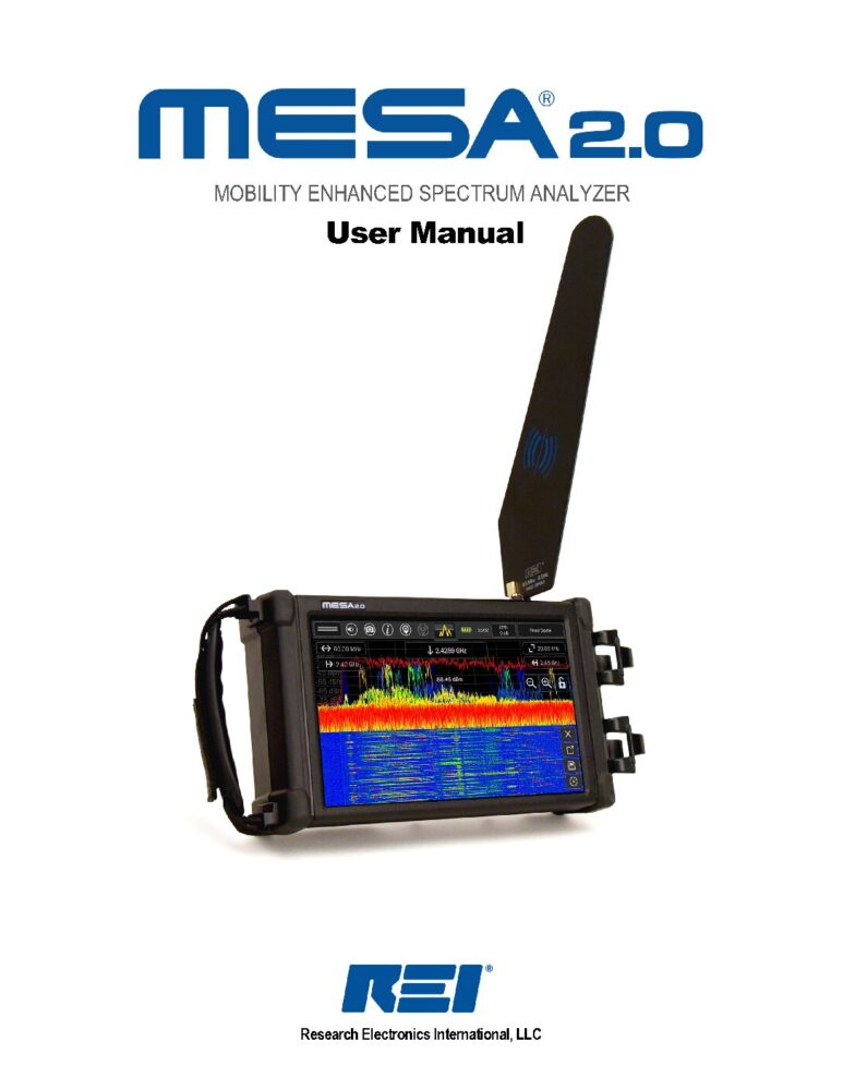 MESA User Manual 2.7