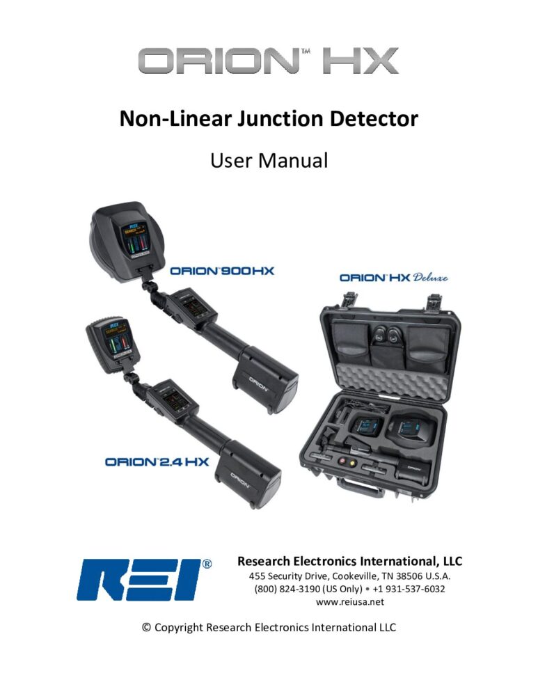 ORION HX User Manual Rev 3.0