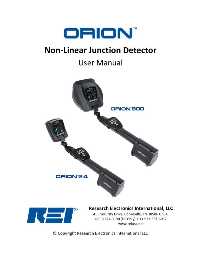 ORION 2.4 User Manual