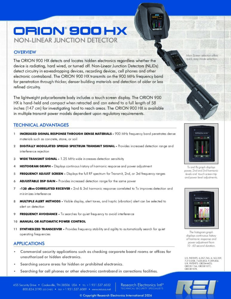 ORION 900 HX brochure