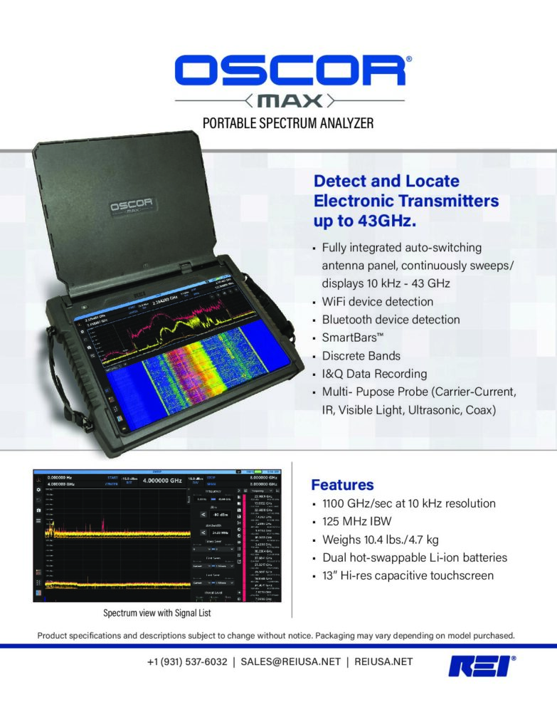 OSCOR Max brochure