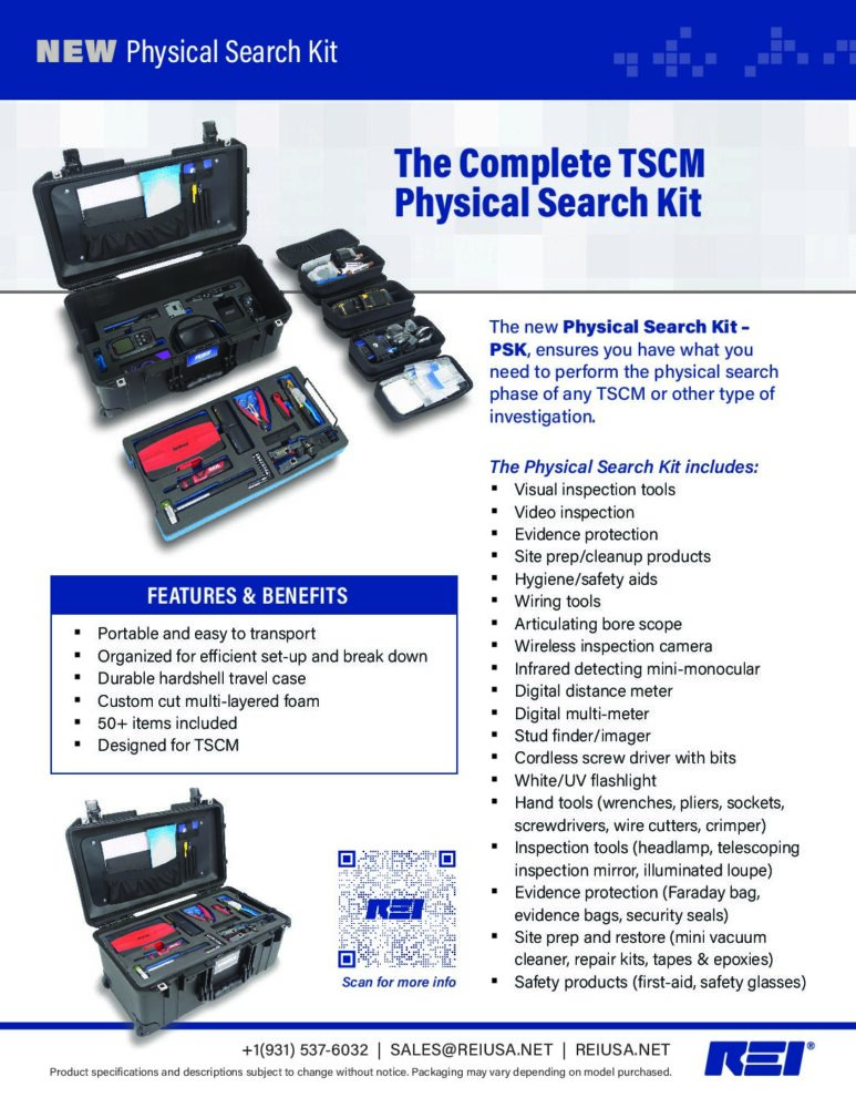 Physical Search Kit Brochure