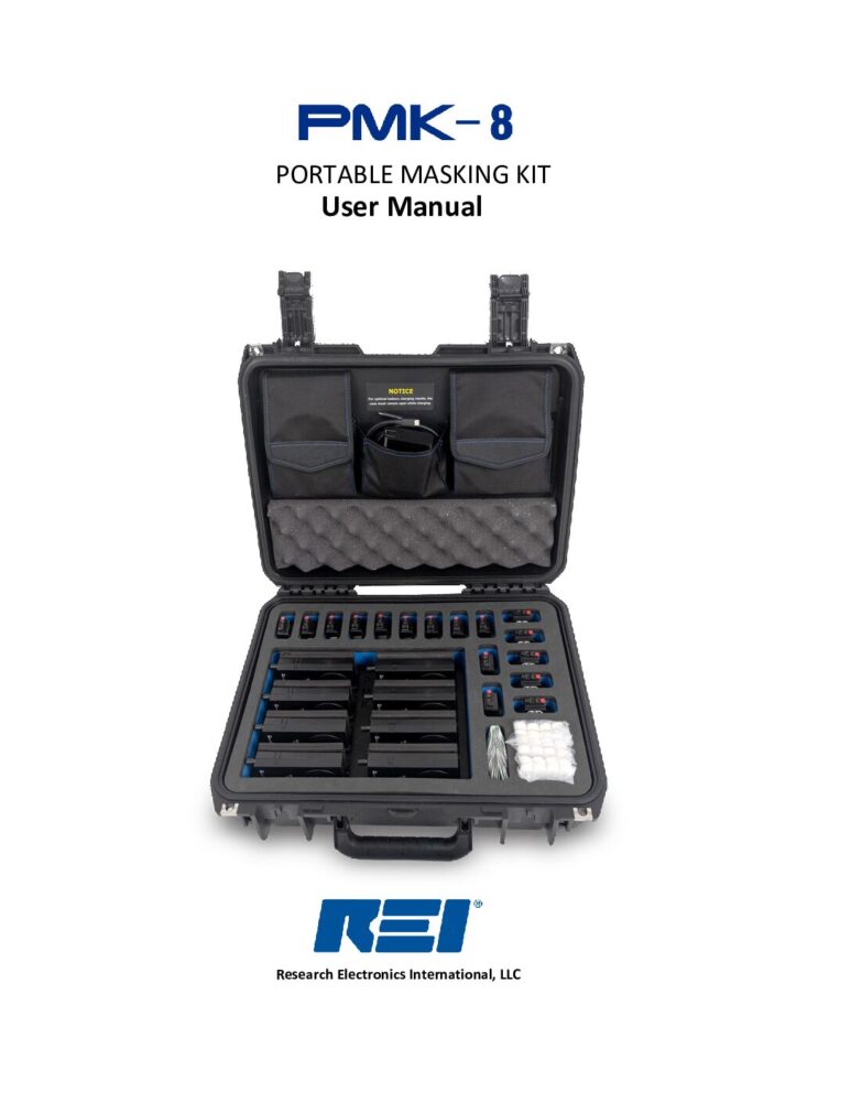 Portable Masking Kit PMK 8 User Manual